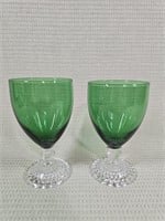 Depression Glass Water Goblets