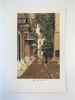Paul De La Fille hand signed and numbered print