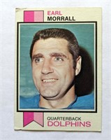 1973 Topps Earl Morrall Dolphins Card #414