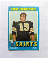 1971 Topps Tom Dempsey Saints Card #5