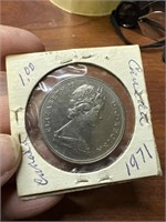 1971 CANADIAN DOLLAR COIN
