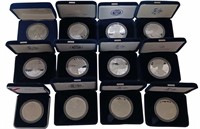 AMERICAN EAGLE ONE OUNCE SILVER PROOF COIN- 12