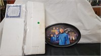 LARGE BRADFORD EXCHANGE STAR TREK WALL PLAQUE