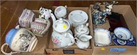 LOT OF VARIOUS ANTIQUE & HAND PAINTED CHINA