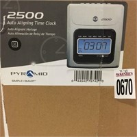 AUTO ALIGNING TIME CLOCK