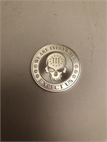 We are Everywhere Skull 1 oz Silver Round