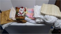 Large Lot of Table Cloths/Curtains