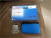 Blue Nintendo 3DS XL Game Console