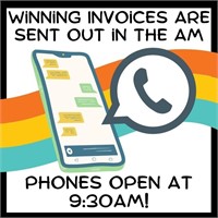 Thanks for Visiting! Phones Open 9:30 am Tuesday