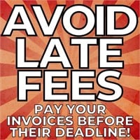 Avoid Late Fees by Paying Invoices on Time