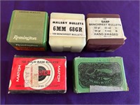 6 MM Malsby, Remington, Earp, Sierra Bullets ++