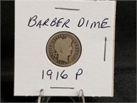 1916 Barber Dime