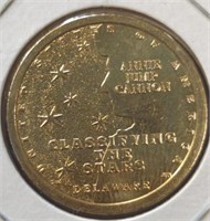 2019 Delaware classifying the Stars us $1 coin