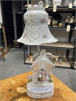 Porcelain Angel Lamp