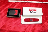 MARLBORO KNIFE AND LIGHTER