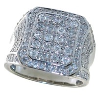 10kt Gold Men's 2.00 ct Diamond Ring