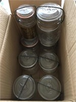 Glasstop jars