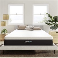 Cool Gel Memory Foam 12-Inch Mattress Queen