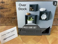 3 pc Cube Shelves