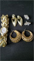 Vintage Women's Watch & Earrings