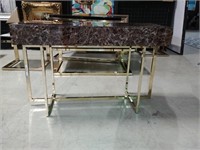 Sienna Marbled Console