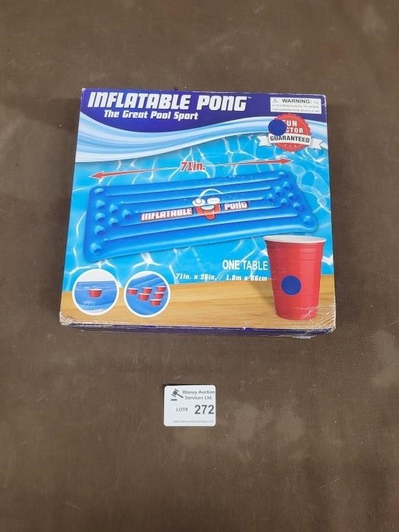 New Inflatable Pong game