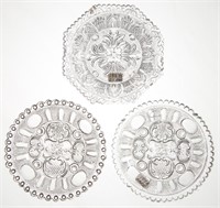 LEE/ROSE NO. 183-B, 187, AND 187-A CUP PLATES,