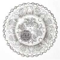 LEE/ROSE NO. 183 CUP PLATE, colorless with a hint
