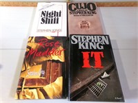 4 Hard cover Stephen King books
