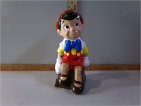 Approx 9" ceramic Disney figurine, Pinocchio