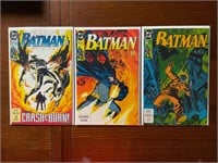 DC Comics 3 piece Batman 483-485