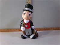 Approx 9" ceramic Disney figurine, Jiminy cricket