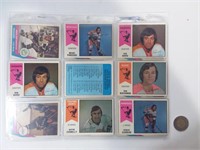 20 cartes de hockey OPC 77-78 trading cards