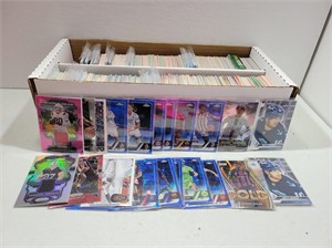Box of Assorted Sports Cards & Sealed Packs