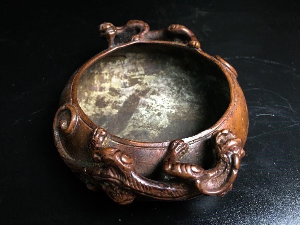 Dragon copper incense burner