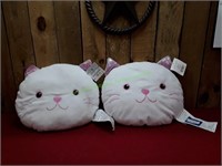 (2) Cat Animal Squishy Pillow
