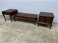 3 Pc. Ethan Allen Coffee & End Table Set