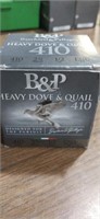 B&P 410gauge dove & quail (25 rnds)