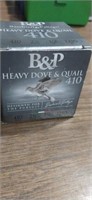 B&P 410gauge dove & quail (25 rnds)