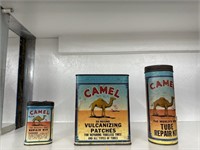 Vintage Camel repair kits and Patches