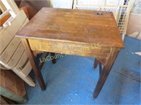 small vintage school desk