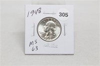 1948 Silver Washington Qtr