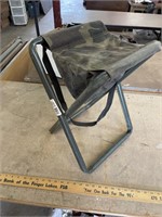 Folding camo stool