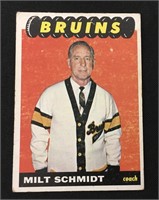 1965 Topps Hockey Card Milt Schmidt