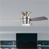 Harbor Breeze Mazon 44-in Brushed Nickel