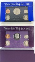 1983 & 1984 US PROOF SET