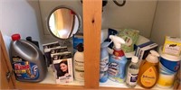 J - CLEANING SUPPLIES, HAND MIRROR, HAIR COLOR