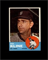 1963 Topps #84 Ron Kline EX to EX-MT+
