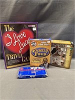 Mixed Game Lot- I love Lucy, Family Feud, puzzle