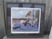Ducks Unlimited "December Red-Tail" Print
